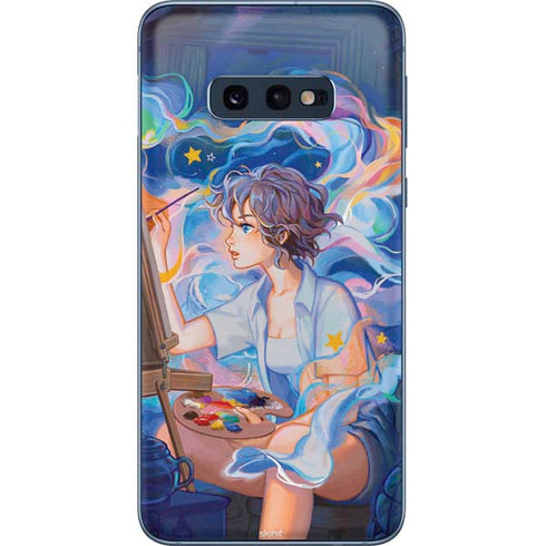 Rainbow Anime Artist Painter by Ivy Dolamore Galaxy S10e Skin