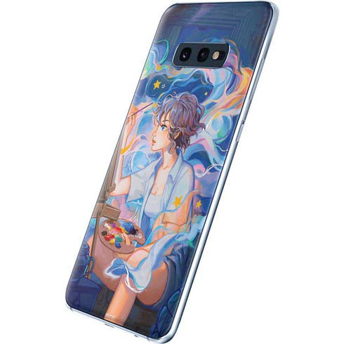 Rainbow Anime Artist Painter by Ivy Dolamore Galaxy S10e Skin