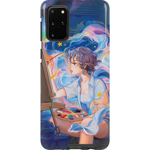Rainbow Anime Artist Painter by Ivy Dolamore Galaxy S20 Plus Pro Case