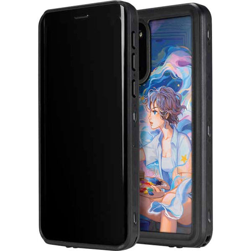 Rainbow Anime Artist Painter by Ivy Dolamore Galaxy S20 Plus Waterproof Case
