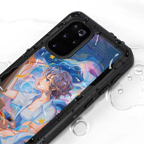 Rainbow Anime Artist Painter by Ivy Dolamore Galaxy S20 Plus Waterproof Case