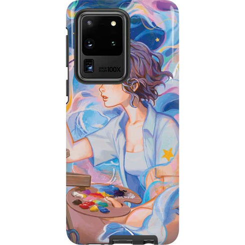 Rainbow Anime Artist Painter by Ivy Dolamore Galaxy S20 Ultra 5G Pro Case
