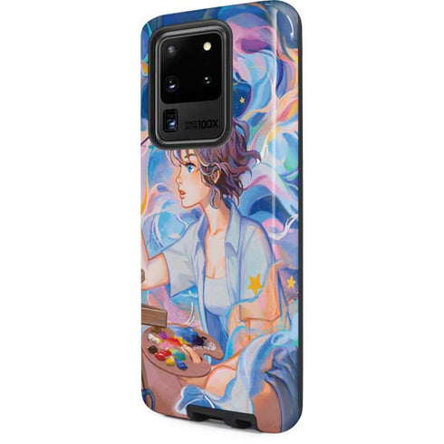 Rainbow Anime Artist Painter by Ivy Dolamore Galaxy S20 Ultra 5G Pro Case