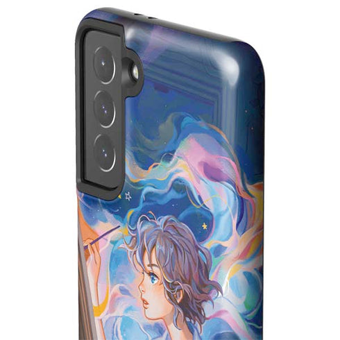 Rainbow Anime Artist Painter by Ivy Dolamore Galaxy S21 5G Pro Case