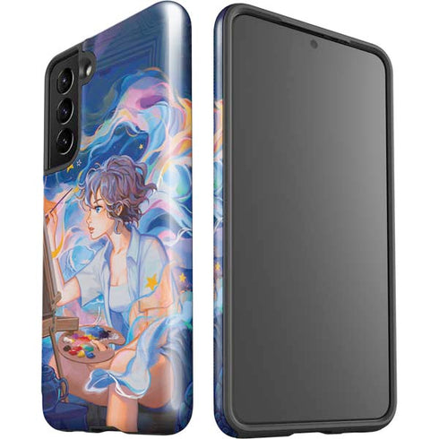 Rainbow Anime Artist Painter by Ivy Dolamore Galaxy S21 5G Pro Case