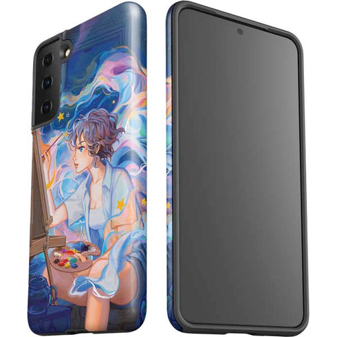 Rainbow Anime Artist Painter by Ivy Dolamore Galaxy S21 Plus 5G Pro Case
