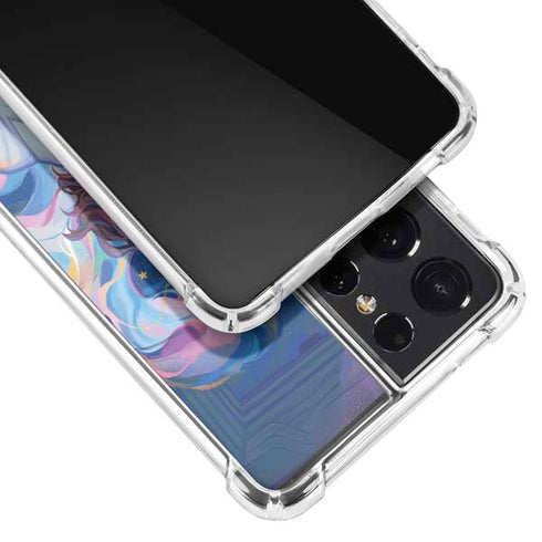 Rainbow Anime Artist Painter by Ivy Dolamore Galaxy S21 Ultra 5G Clear Case