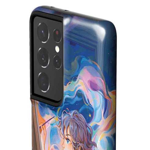 Rainbow Anime Artist Painter by Ivy Dolamore Galaxy S21 Ultra 5G Pro Case