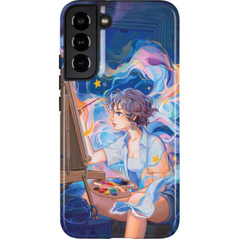 Rainbow Anime Artist Painter by Ivy Dolamore Galaxy S22 Plus Pro Case