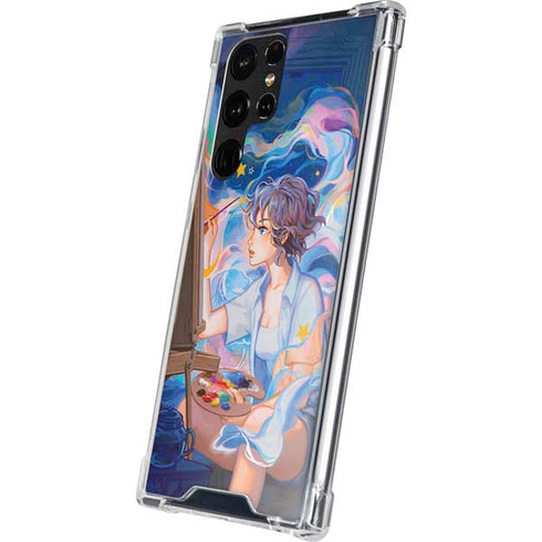 Rainbow Anime Artist Painter by Ivy Dolamore Galaxy S22 Ultra Clear Case