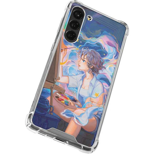 Rainbow Anime Artist Painter by Ivy Dolamore Galaxy S23 Plus Clear Case