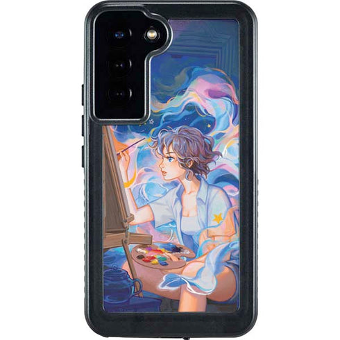 Rainbow Anime Artist Painter by Ivy Dolamore Galaxy S23 Plus Waterproof Case