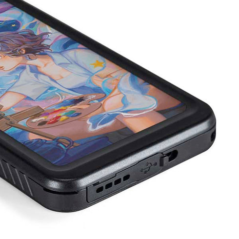 Rainbow Anime Artist Painter by Ivy Dolamore Galaxy S23 Plus Waterproof Case