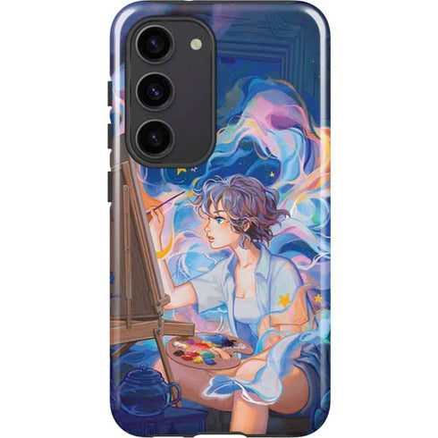 Rainbow Anime Artist Painter by Ivy Dolamore Galaxy S23 Pro Case