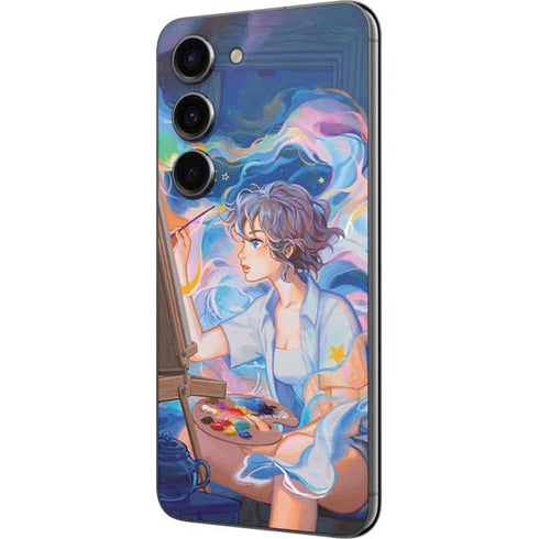 Rainbow Anime Artist Painter by Ivy Dolamore Galaxy S23 Skin