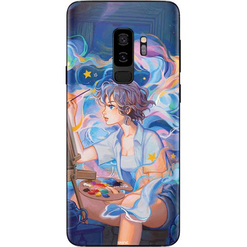 Rainbow Anime Artist Painter by Ivy Dolamore Galaxy S9 Plus Skin