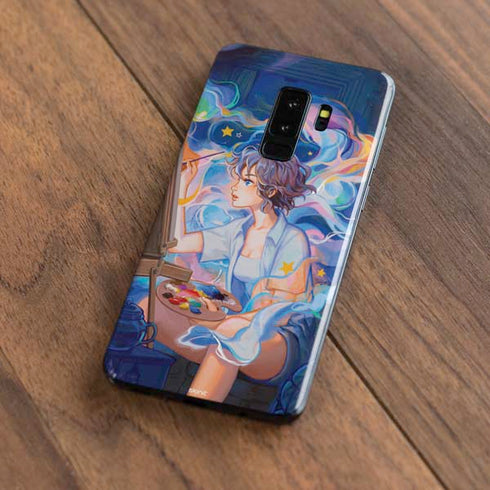 Rainbow Anime Artist Painter by Ivy Dolamore Galaxy S9 Plus Skin