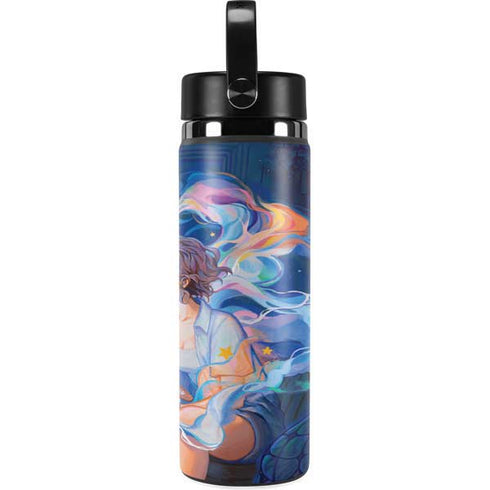 Rainbow Anime Artist Painter by Ivy Dolamore Hydro Flask 20oz Wide Mouth Skin