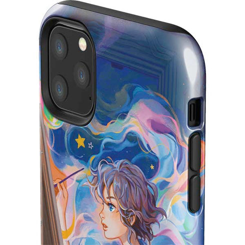 Rainbow Anime Artist Painter by Ivy Dolamore iPhone 11 Pro Max Impact Case