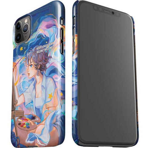 Rainbow Anime Artist Painter by Ivy Dolamore iPhone 11 Pro Max Lite Case