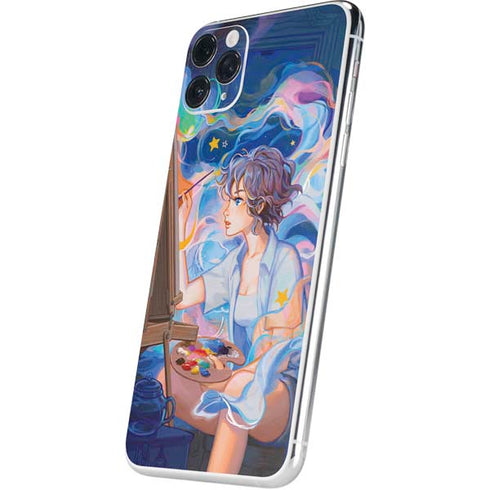 Rainbow Anime Artist Painter by Ivy Dolamore iPhone 11 Pro Max Skin