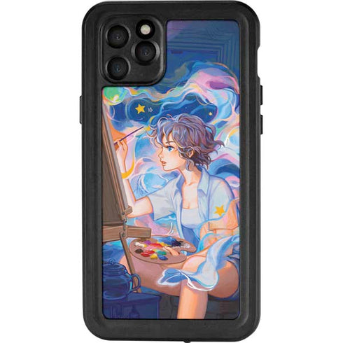Rainbow Anime Artist Painter by Ivy Dolamore iPhone 11 Pro Max Waterproof Case
