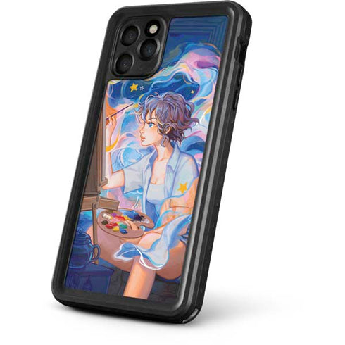 Rainbow Anime Artist Painter by Ivy Dolamore iPhone 11 Pro Max Waterproof Case