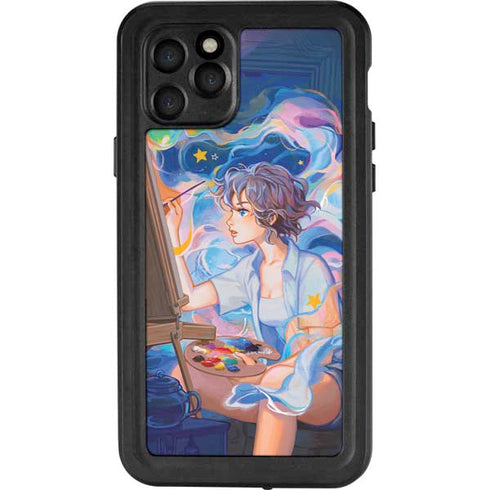 Rainbow Anime Artist Painter by Ivy Dolamore iPhone 11 Pro Waterproof Case