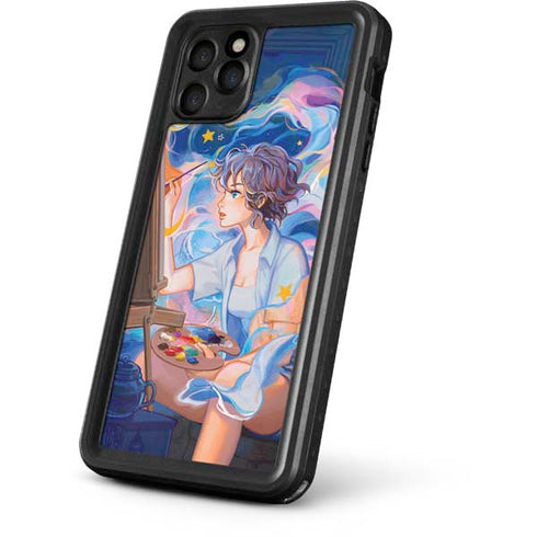 Rainbow Anime Artist Painter by Ivy Dolamore iPhone 11 Pro Waterproof Case