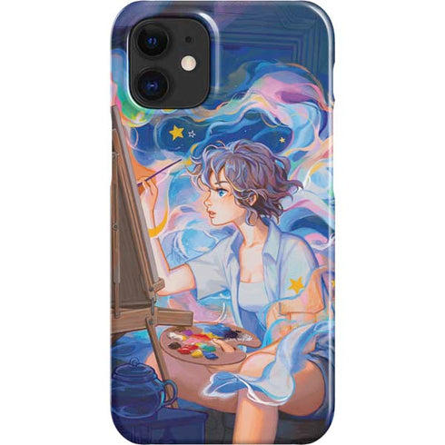 Rainbow Anime Artist Painter by Ivy Dolamore iPhone 12 Mini Lite Case