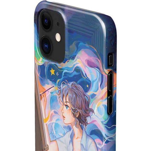 Rainbow Anime Artist Painter by Ivy Dolamore iPhone 12 Mini Lite Case