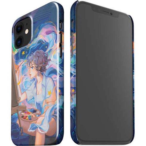 Rainbow Anime Artist Painter by Ivy Dolamore iPhone 12 Mini Lite Case