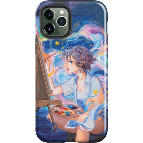 Rainbow Anime Artist Painter by Ivy Dolamore iPhone 12 Pro Impact Case