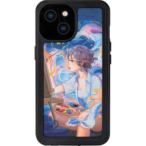 Rainbow Anime Artist Painter by Ivy Dolamore iPhone 13 Mini Waterproof Case
