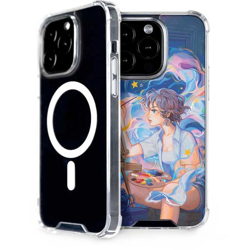 Rainbow Anime Artist Painter by Ivy Dolamore iPhone 15 Pro MagSafe Case