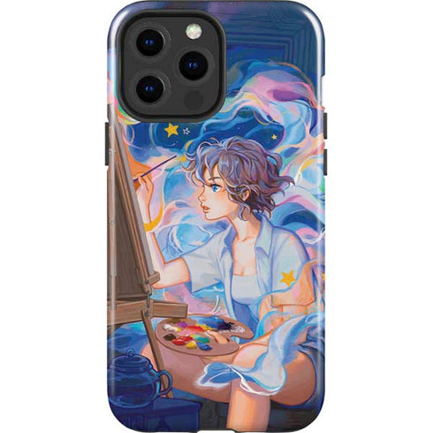 Rainbow Anime Artist Painter by Ivy Dolamore iPhone 15 Pro Max Impact Case