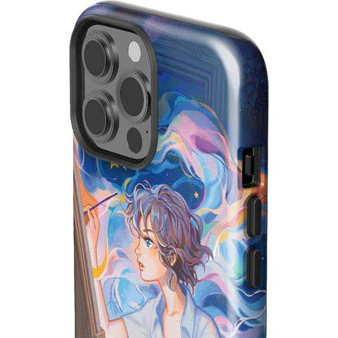 Rainbow Anime Artist Painter by Ivy Dolamore iPhone 14 Pro Max Impact Case