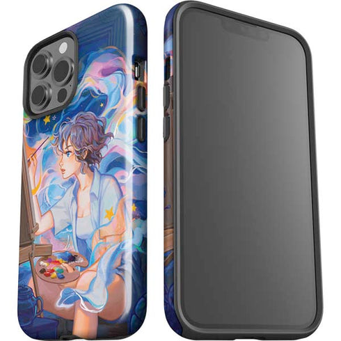 Rainbow Anime Artist Painter by Ivy Dolamore iPhone 15 Pro Max Impact Case