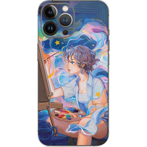 Rainbow Anime Artist Painter by Ivy Dolamore iPhone 14 Pro Max Skin