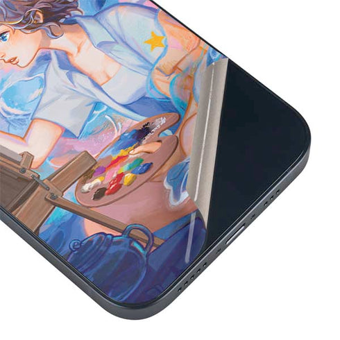 Rainbow Anime Artist Painter by Ivy Dolamore iPhone 15 Skin