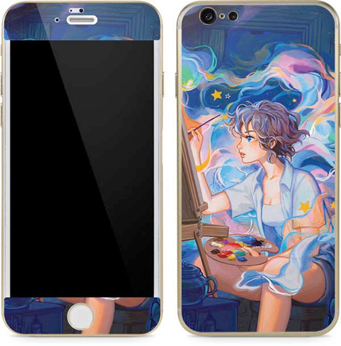 Rainbow Anime Artist Painter by Ivy Dolamore iPhone 6/6s Skin