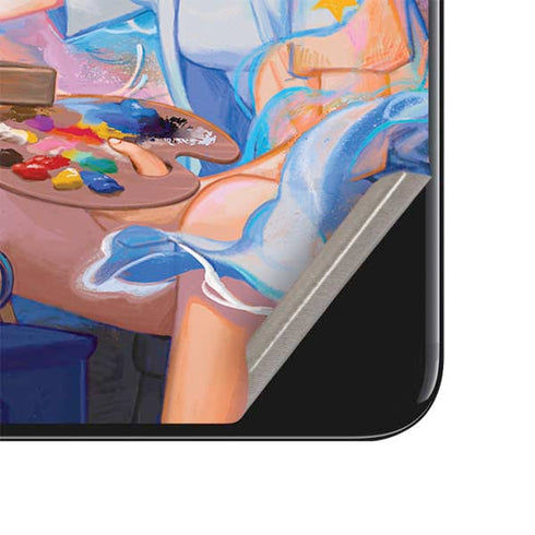 Rainbow Anime Artist Painter by Ivy Dolamore iPhone SE (2nd & 3rd Gen) Skin