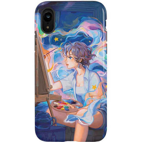 Rainbow Anime Artist Painter by Ivy Dolamore iPhone XR Pro Case