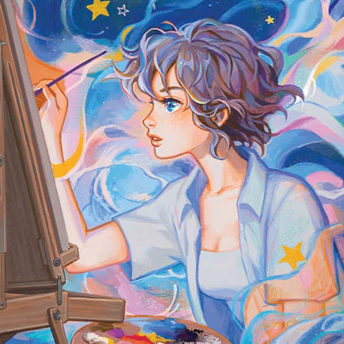 Rainbow Anime Artist Painter by Ivy Dolamore iPhone XR Pro Case