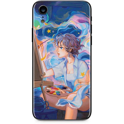 Rainbow Anime Artist Painter by Ivy Dolamore iPhone XR Skin