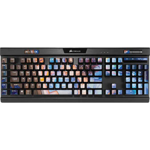 Rainbow Anime Artist Painter by Ivy Dolamore K95 RGB PLATINUM Mechanical Gaming Keyboard Skin