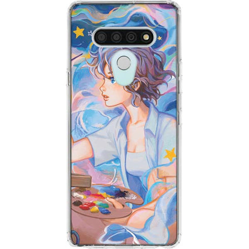 Rainbow Anime Artist Painter by Ivy Dolamore LG Stylo 6 Clear Case