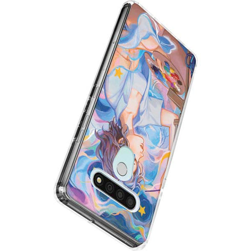 Rainbow Anime Artist Painter by Ivy Dolamore LG Stylo 6 Clear Case