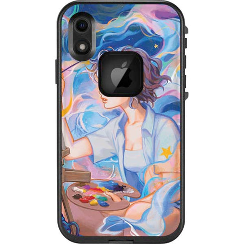 Rainbow Anime Artist Painter by Ivy Dolamore LifeProof Fre iPhone Skin