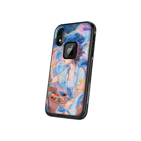 Rainbow Anime Artist Painter by Ivy Dolamore LifeProof Fre iPhone Skin